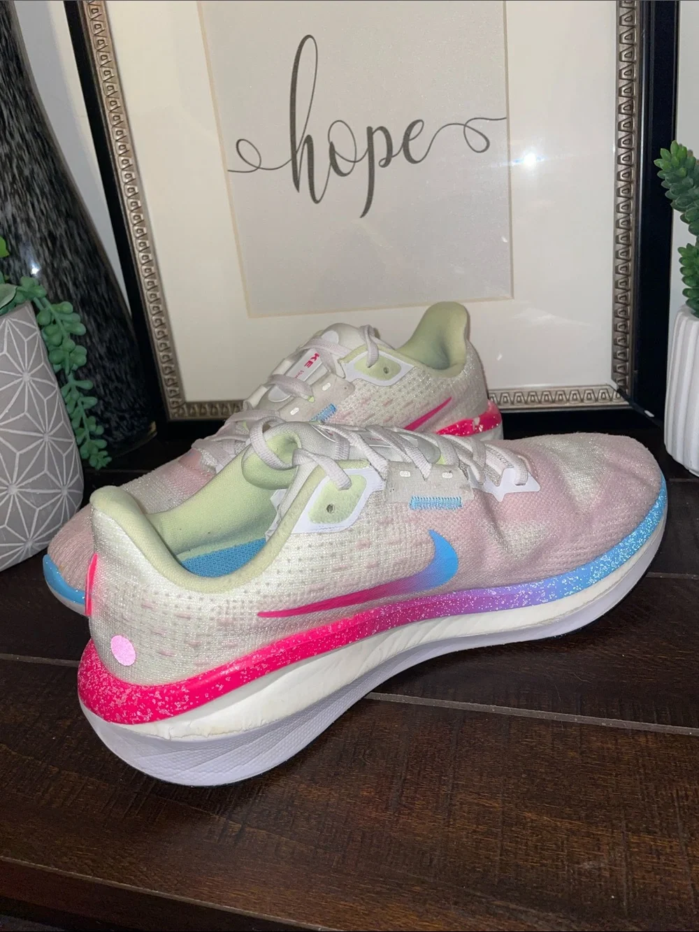 Nike ZoomX Vomero 17 Pink Foam Multi Color Size 9.5